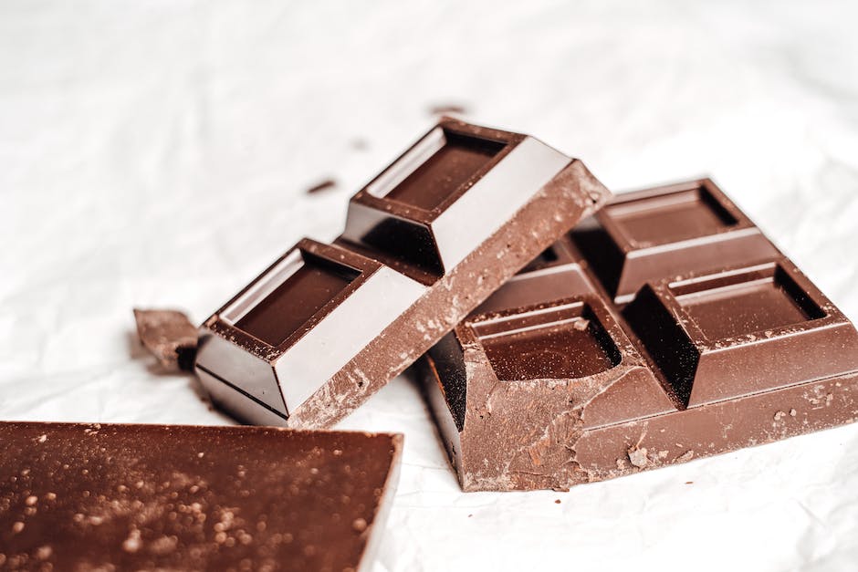 Gesunde Mengen dunkler Schokolade