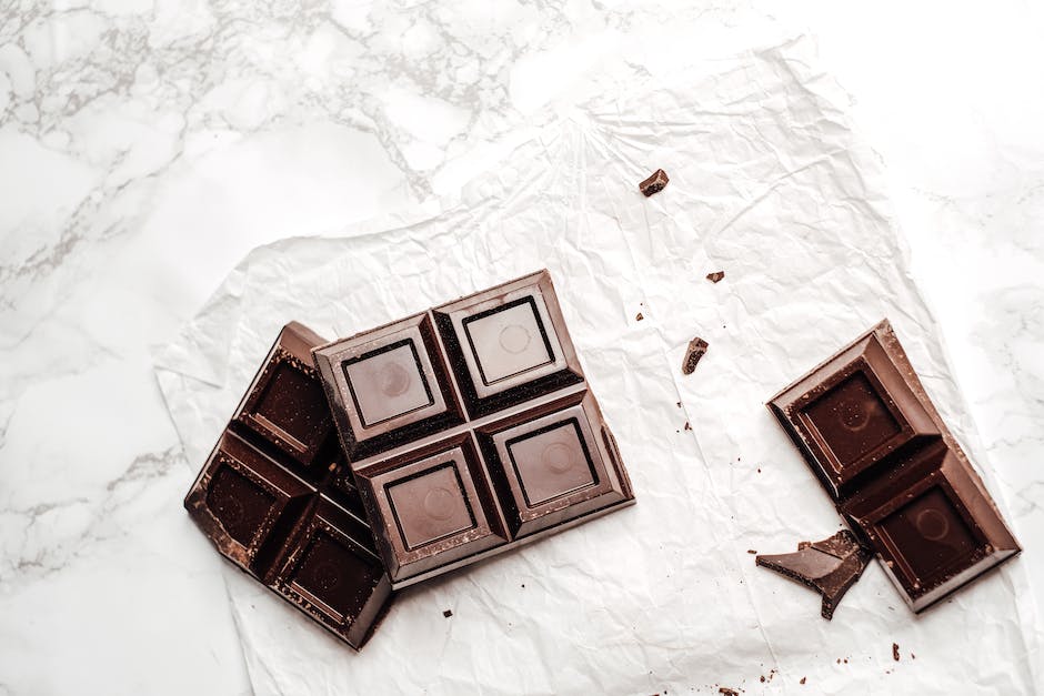Zutaten für dunkle Schokolade